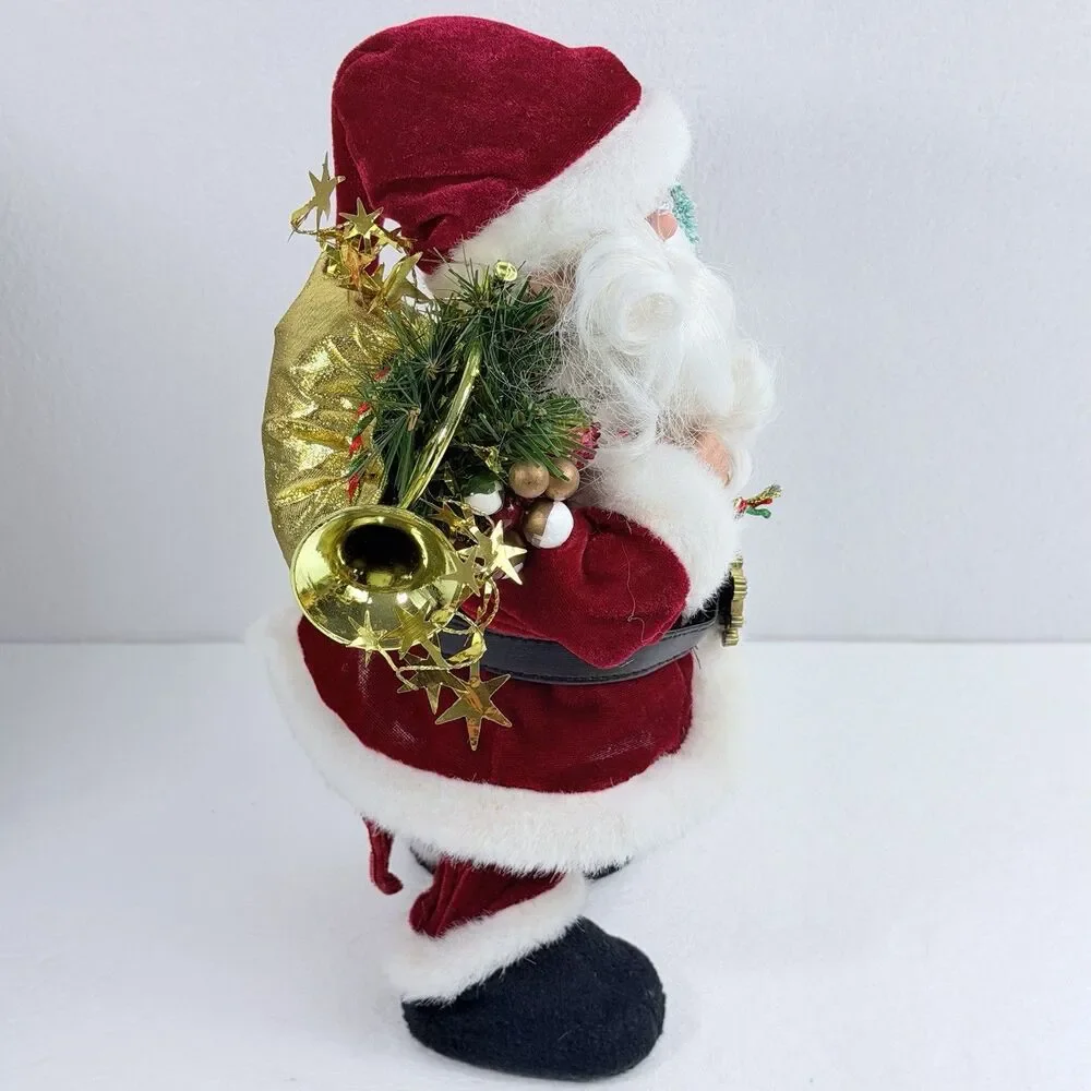 Vintage Santa Claus Singing Jingle Bells Christmas Holiday Decoration SINGS ONLY